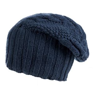 Cable Merino Wool Slouch Winter Hat